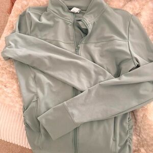 Women's Light Green Athletic Jacket